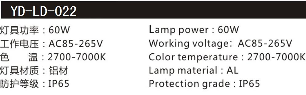 QY-LD-0022路灯