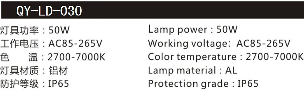 QY-LD-0030路灯